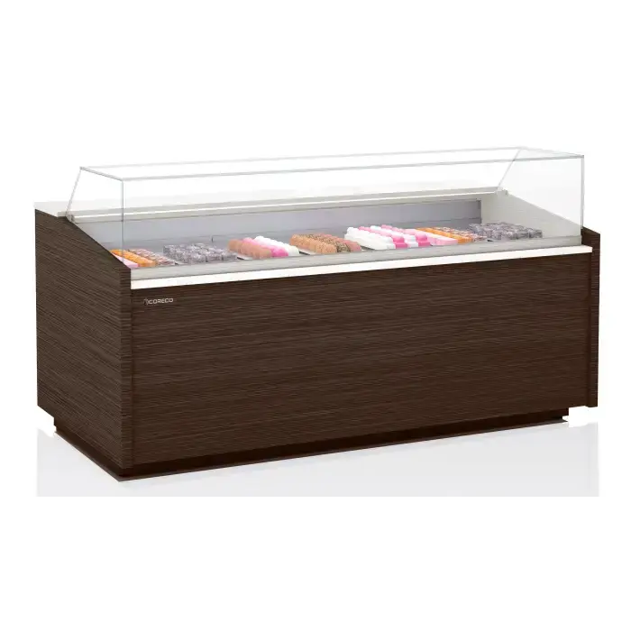 1.3m - Comptoir vitrine ventilé modulaire CVEG