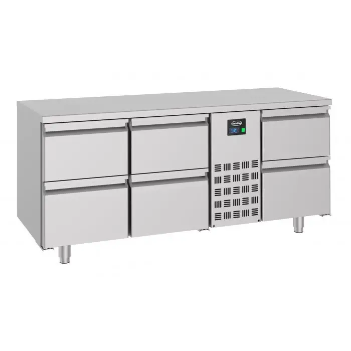 700 TABLE RÉFRIGÉRÉE 6 TIROIRS MONOBLOCK 7489.5380