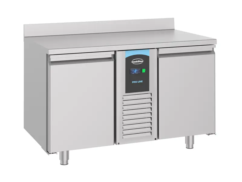 700 table réfrigérée bord relevé 2 portes monoblock Energy Line — Combisteel 7489.5400