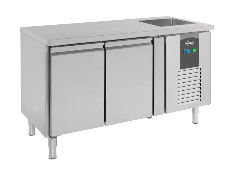700 table réfrigérée plonge 2 portes — Combisteel 7450.0210