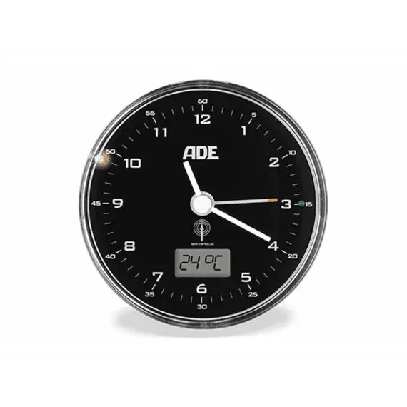Ade Digitale Alarmklok Zwart Fluisterstil - Radiogestuurd