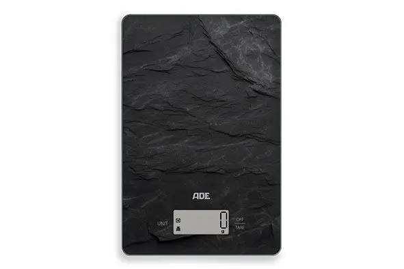 Ade Digitale Keukenweegschaal Julia Slate 23X15Cm - Incl. 2X Aaa - Lcd Display