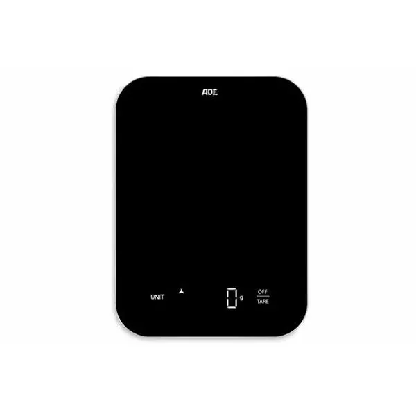 Ade Digitale Keukenweegschaal Louisa Zwart 15X20,5Cm - Incl. Usb-C Laadkabel