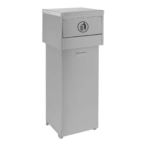Afvalbak RVS Giant Verrijdbaar