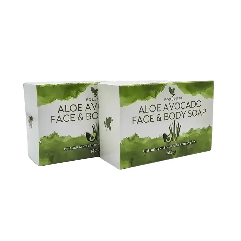 Aloe Avocado Face & Body Soap 2-Pack