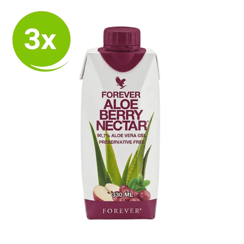 Aloe Berry Nectar Mini Drink 330 ml - 3 Pack