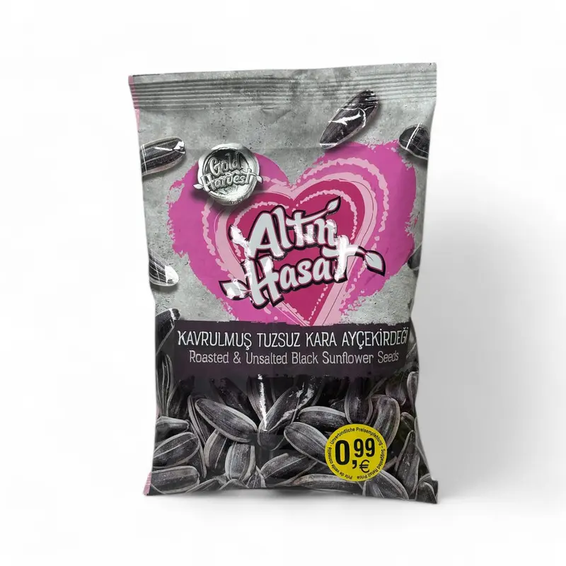 Altin Hasat Altun Hasat Roasted & Unsalted Black Sunflower Seeds 150Gr