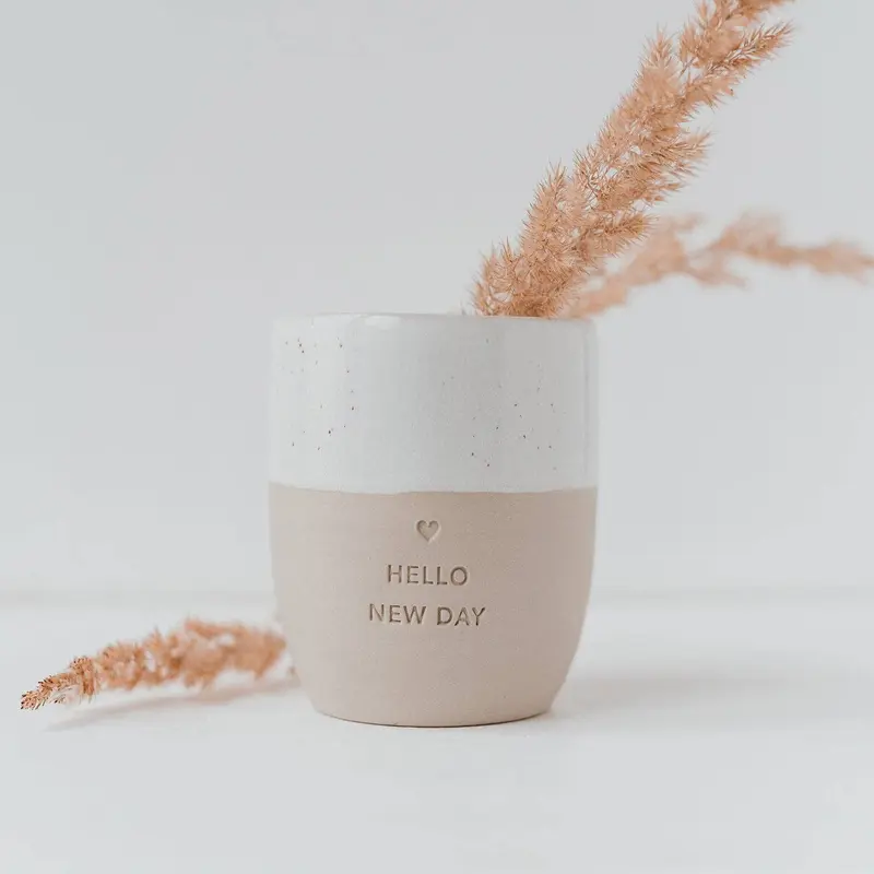 Ambachtelijke beker - Hello New Day