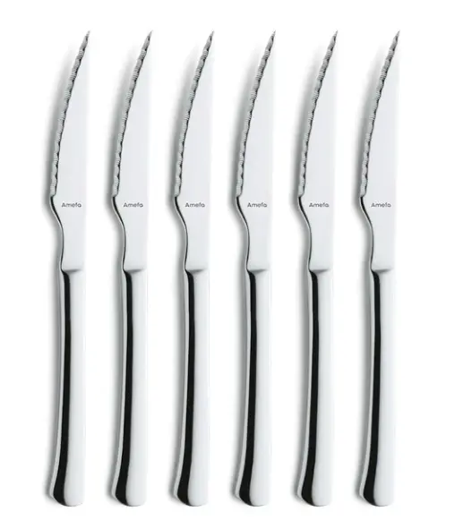 Amefa Chuletero Steakmes Set 6