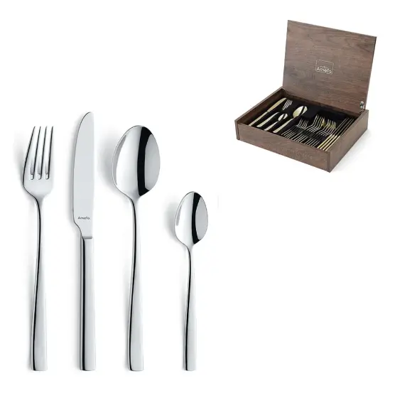Amefa Martin Bestekset 24Pcs Houten Kist