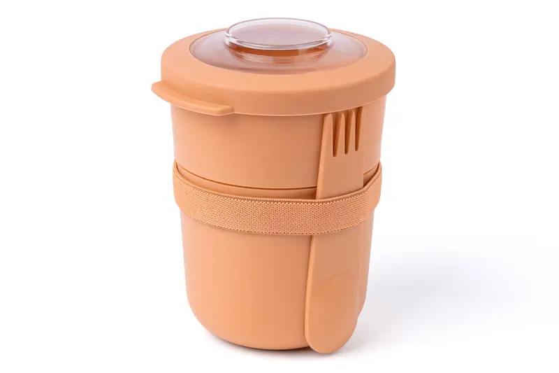 AMUSE TYLLA FOODBOWL DUO 450ML+150ML PEACH D10,4XH14,2CM