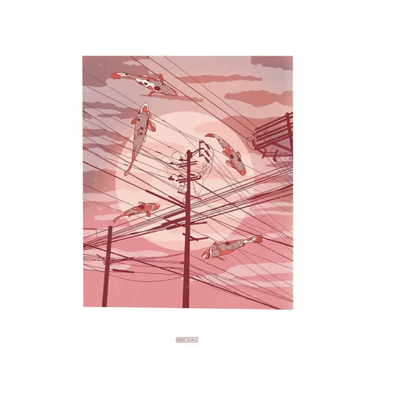 Ano A3 Print Koi