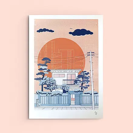 Ano A3 Print Machiya