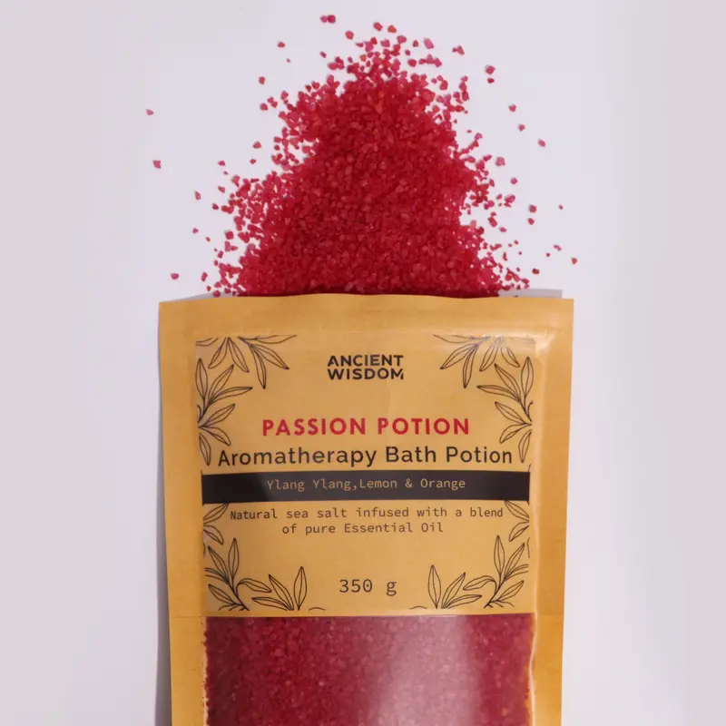 Aromatherapie Badzout Passion – Ylang-Ylang, Citroen & Sinaasappel 350 g