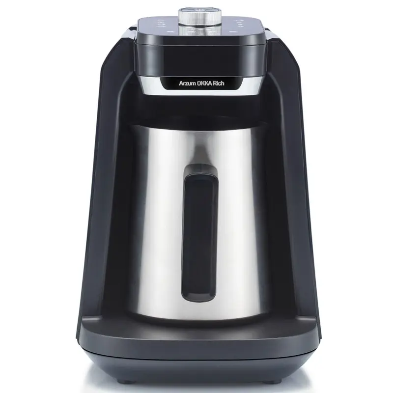 Arzum OKKA Rich Pro Plus - Turks Koffiezetapparaat - Chroom - 700 Watt - 8 Standen - Ingebouwde Watertank