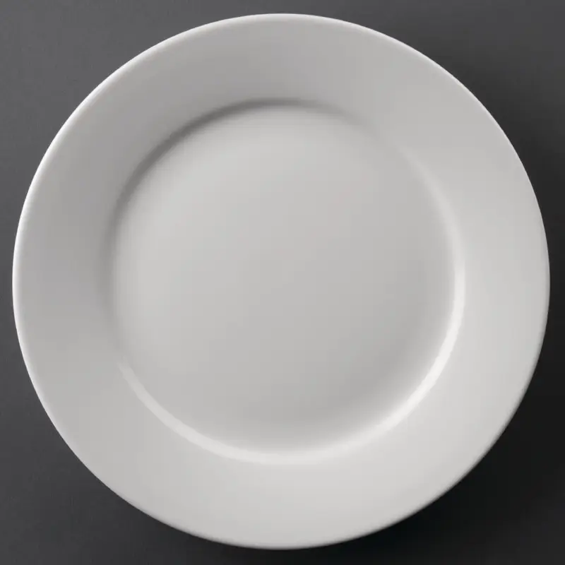 Assiettes à bord large Olympia Athena 228mm (lot de 12)
