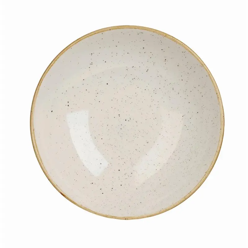 Assiettes coupes rondes Churchill Stonecast Barley White 184mm (Lot de 12)