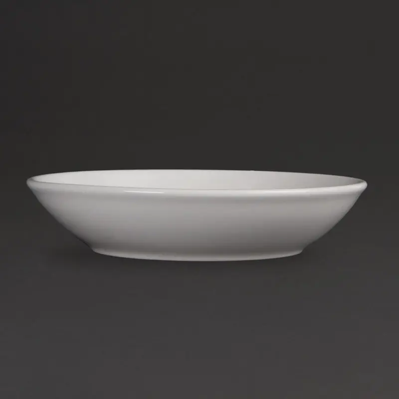 Assiettes creuses Olympia Whiteware 205mm (lot de 6)