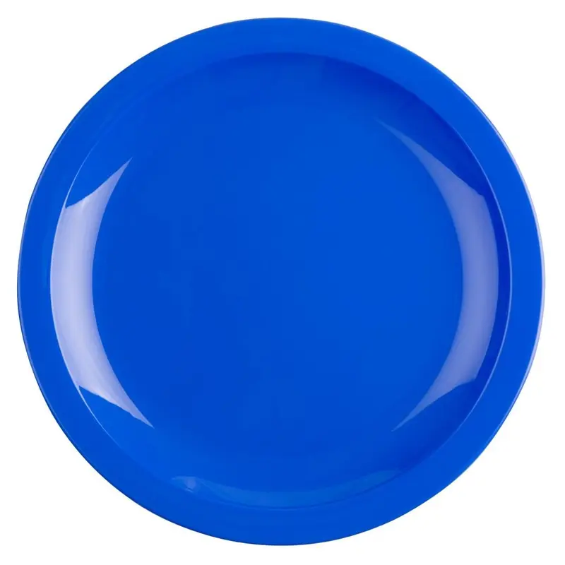 Assiettes en polypropylène Olympia Kristallon bleues 230mm (lot de 12)