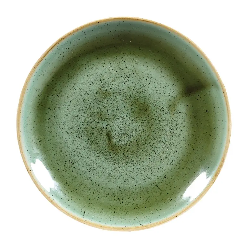Assiettes rondes Churchill Stonecast Samphire Green 165mm (Lot de 12)