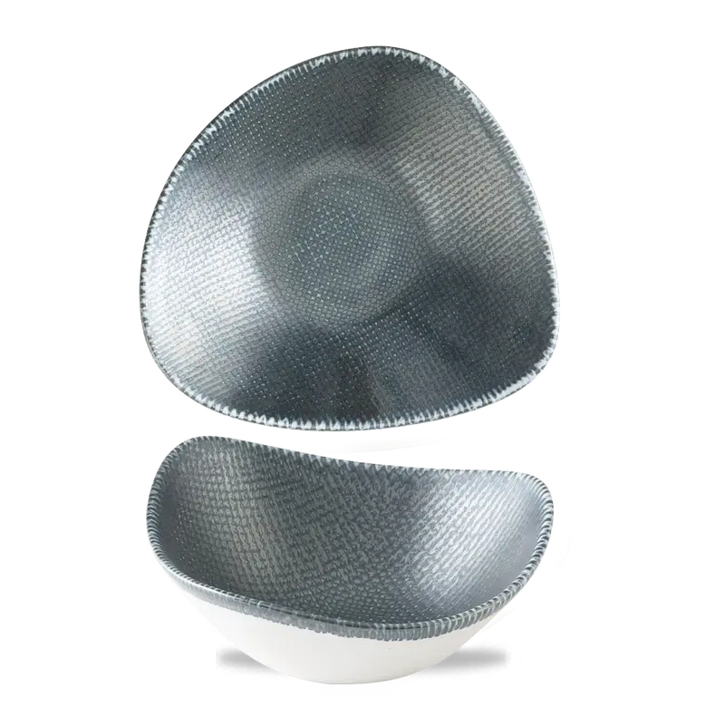 Astro Metallic Blue Lotus Bowl 23,5cm 12/box