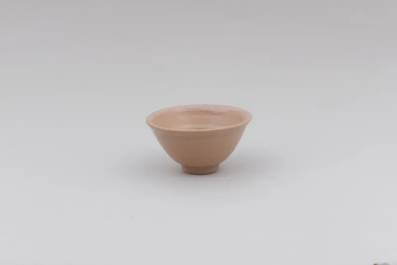 Azmaya Hagi ware sake cup made at the Oya kiln in Yamaguchi