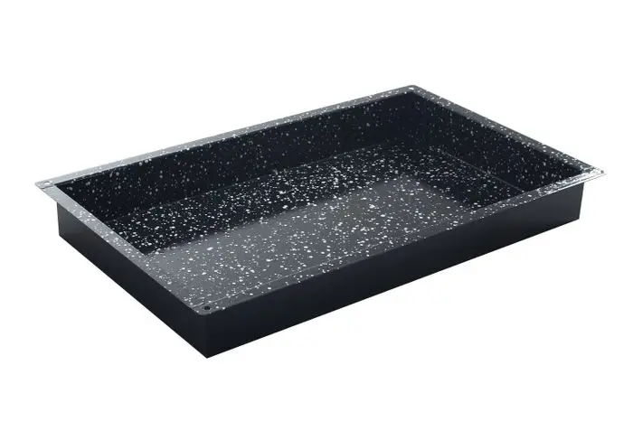Bac CONVECTOMAT CLASSIC GN 2/1, HENDI, GN 2/1, Noir, 650x530x(H)60mm, Rectangulaire — 890134