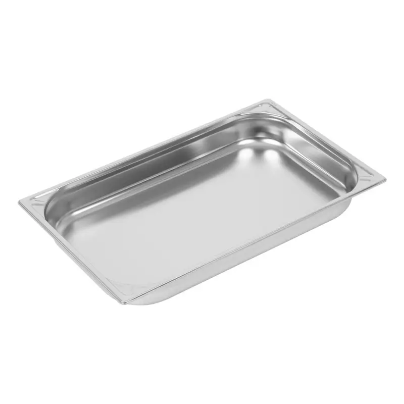Bac inox 18/10 professionnel Vogue GN 1/1 65mm