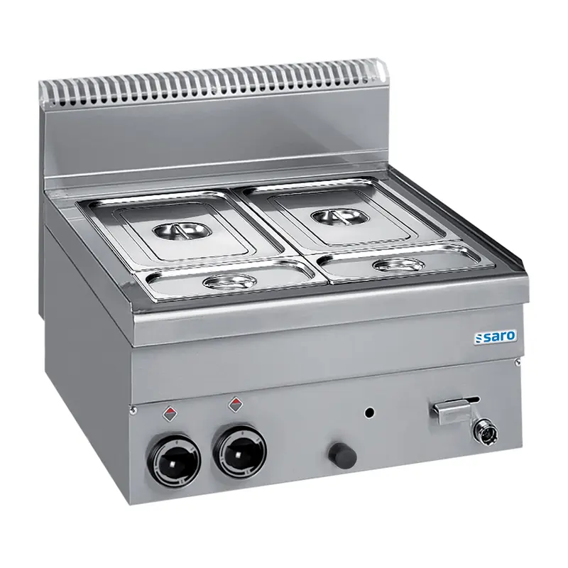 Bain-marie à gaz SARO, de table GBM66 - 504-1505
