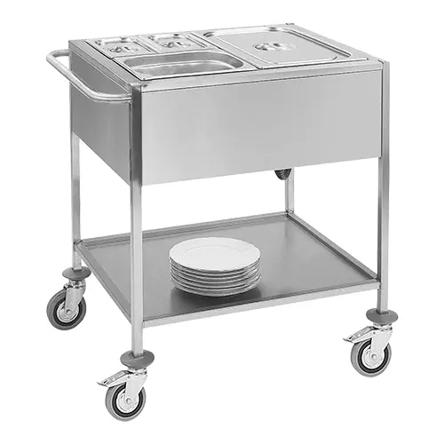 Bain-Marie Wagen 2/1 GN-200 mm