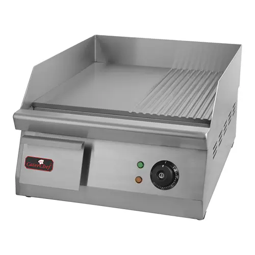 Bak/Grillplaat Midi 1/2-1/2