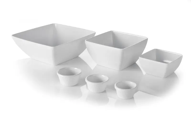 Bakje vierkant melamine270x270x105 mm 1/box