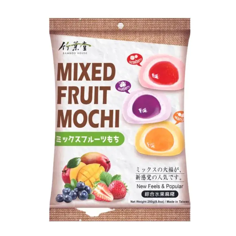Bamboo House Mixed Fruit Mochi - 250g