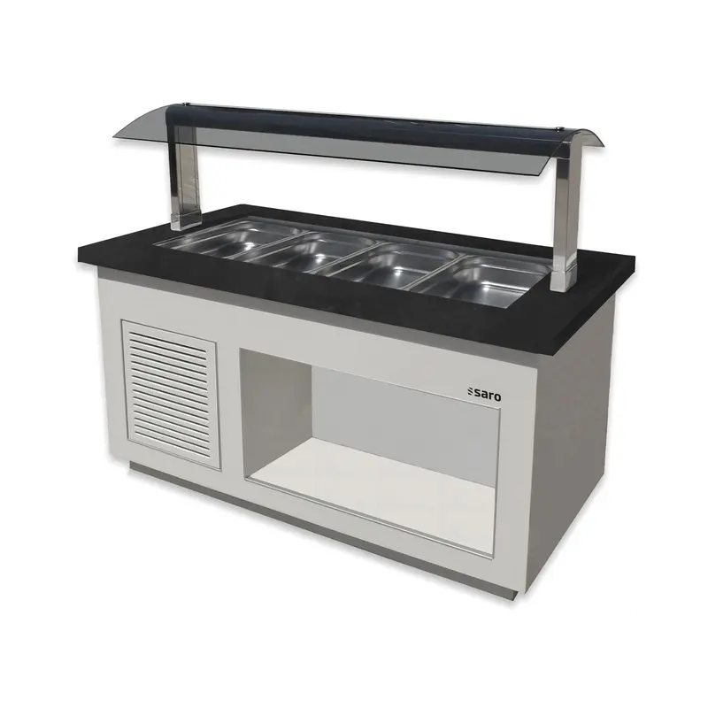Bar à salades SARO pour 4 bacs GN 1/1, PREMIUM LINE SB-K170 blanc - 366-2005