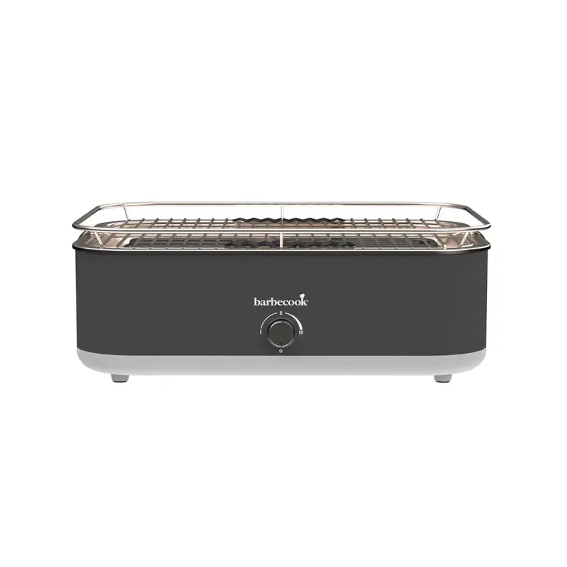 Barbecook E-Carlo Midnight Grey + GRATIS contactplaat
