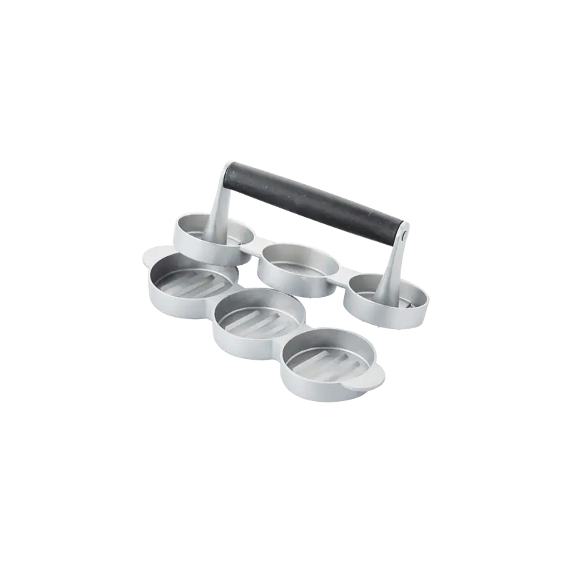 Barbecook Mini hambugerpers voor 3 hamburgers