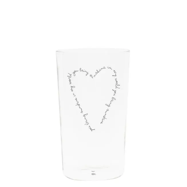 Bastion Collections Heart Sunshine Glas - 450 ml