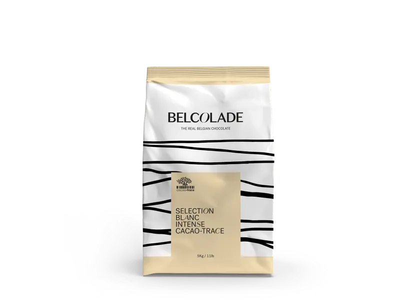 Belcolade Blanc Intense X516/G Cacao-Trace – drops 10 kg