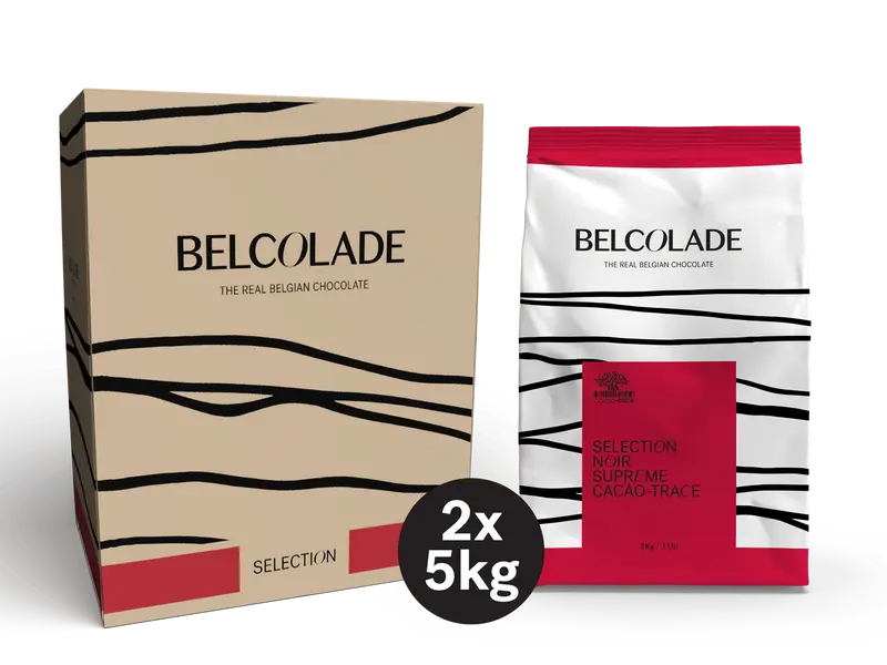 Belcolade Noir Supreme E740 Cacao-Trace – drops 10 kg