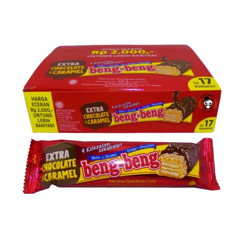 Beng Beng Chocolate Snack Bar Extra Caramel 425g