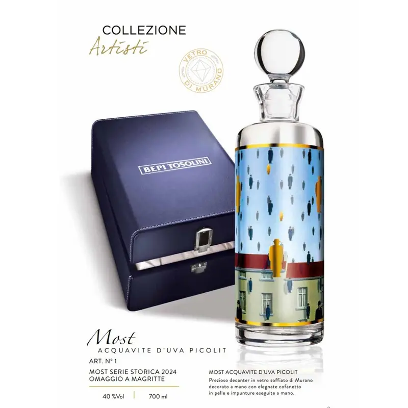 Bepi Tosolini Acquavite Most Storica Magritte 2024 40% 0,70 ltr