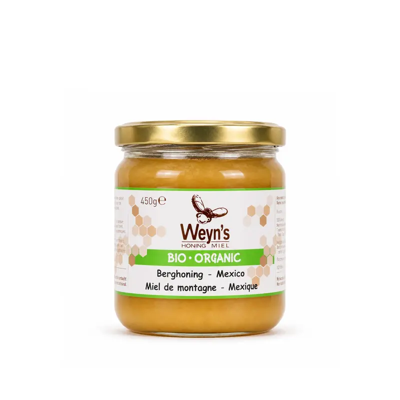 Biologische berghoning 450g Mexico Weyn's (crème)