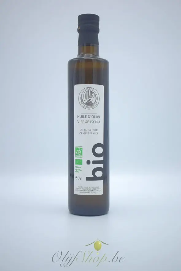Biologische extra vierge olijfolie uit Zuid-Frankrijk · 50 cl