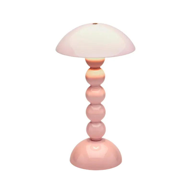 Bobbin LED tafellamp 30cm Pale Pink