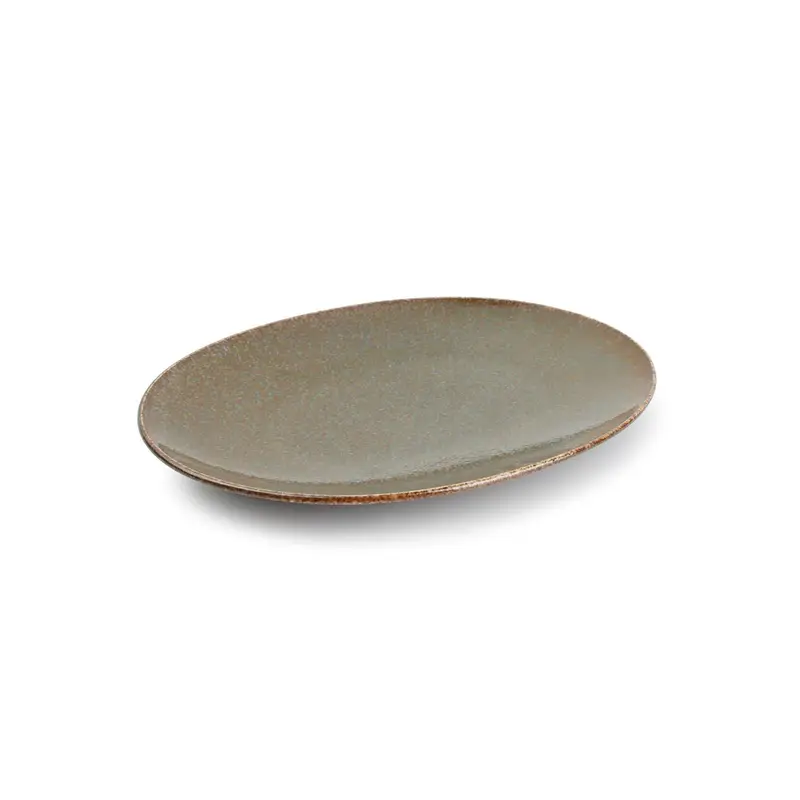 Bonbistro | Plat bord 24x17cm groen Cirro 4/Box