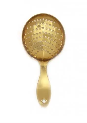 Bonzer heritage julep strainer gold plated