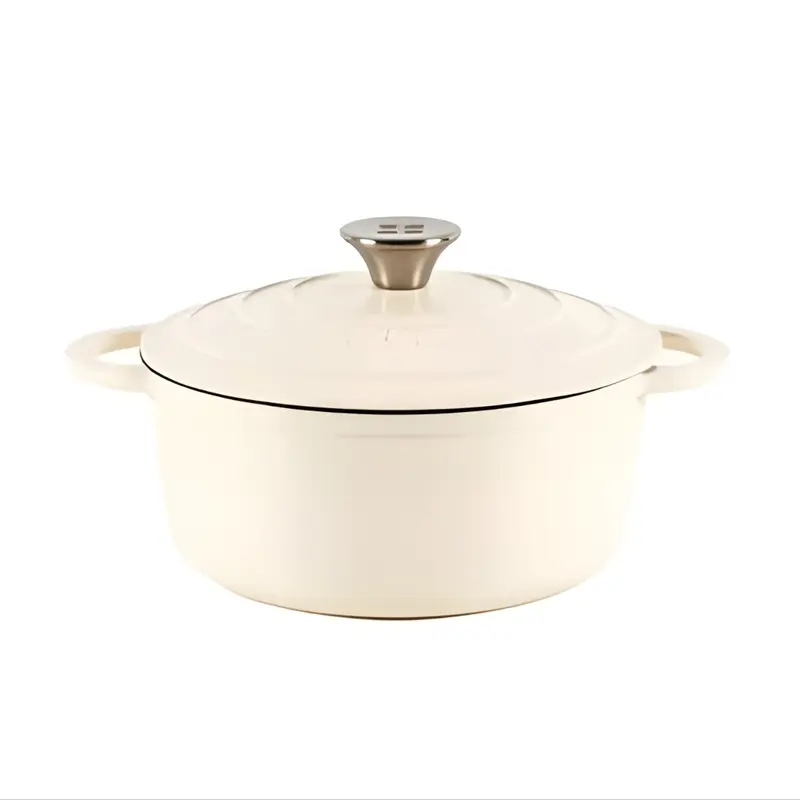Braadpan 22x10.5 cm – 3,35 L – Wit | Geëmailleerd Gietijzer
