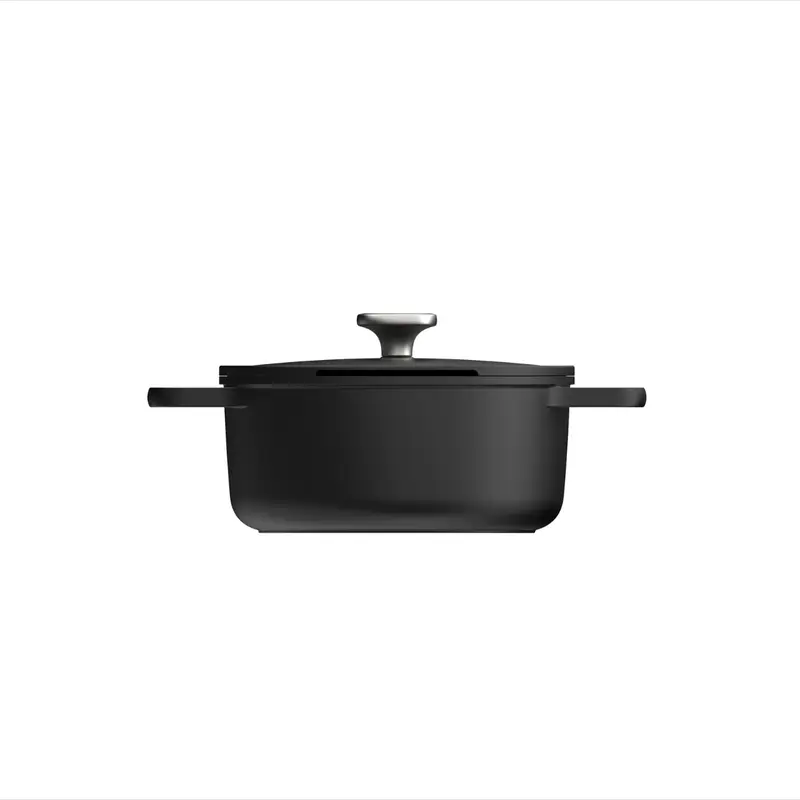 Braadpan met deksel- Antikleef - 24cm | Phantom