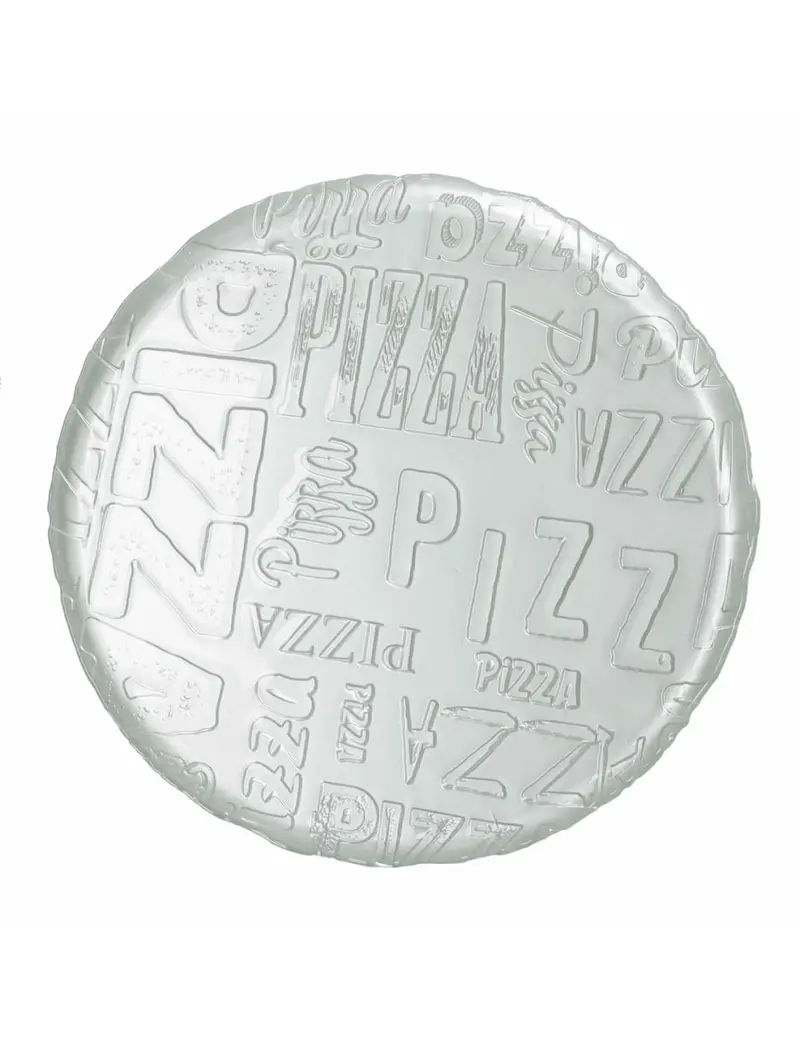 Brandani Pizzabord - Transparant - Glas - Ø 34 cm