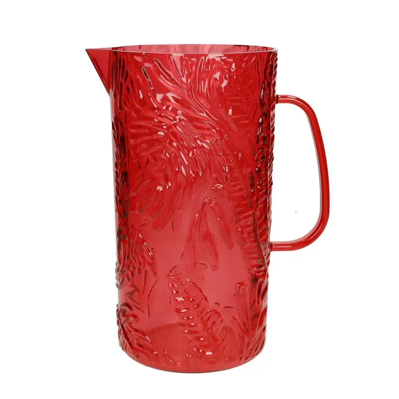 Brandani Tropical Karaf - Rood - Acryl - 2 ltr.